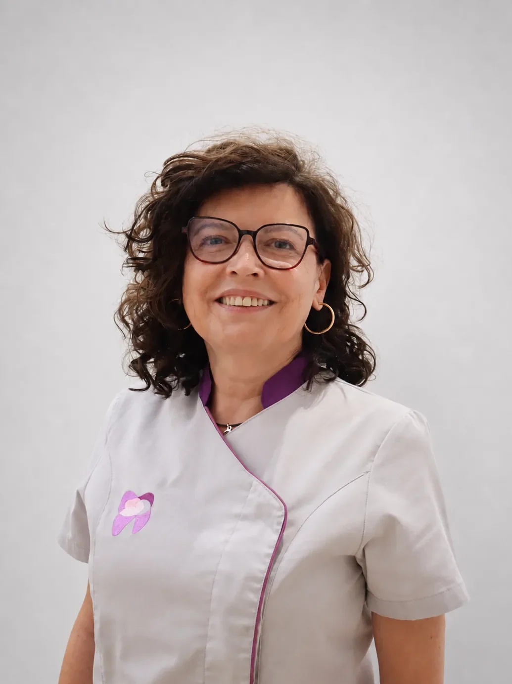 Ana Sanchis en la recepción de Valencia Dental