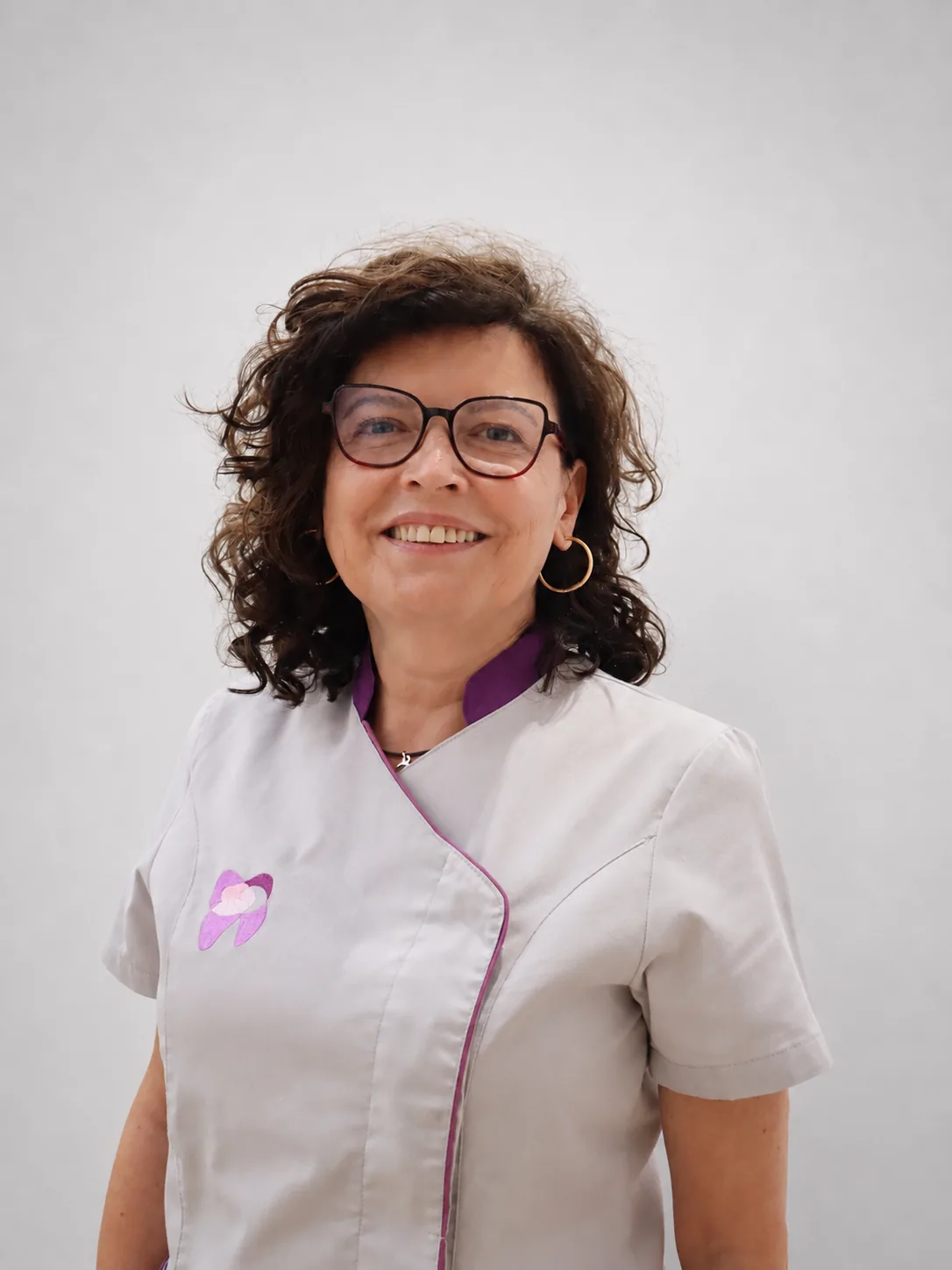Ana Sanchis en la recepción de Valencia Dental