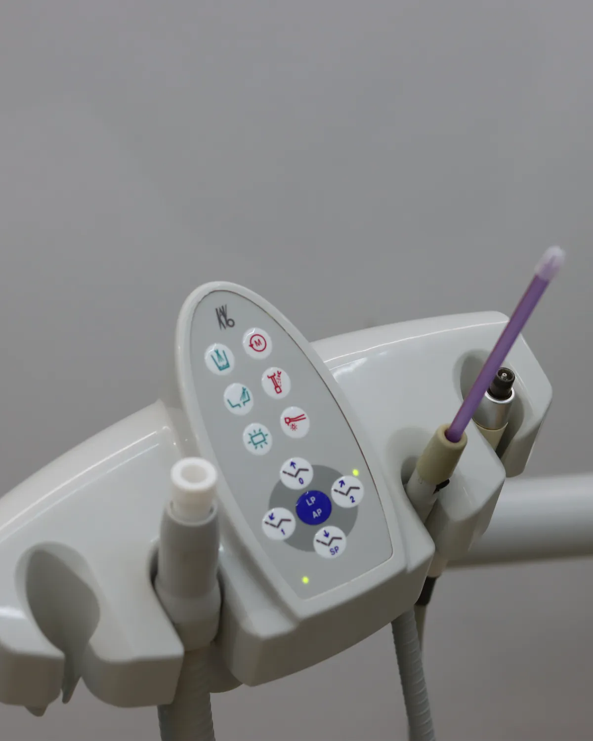 Panel de control del sillón dental