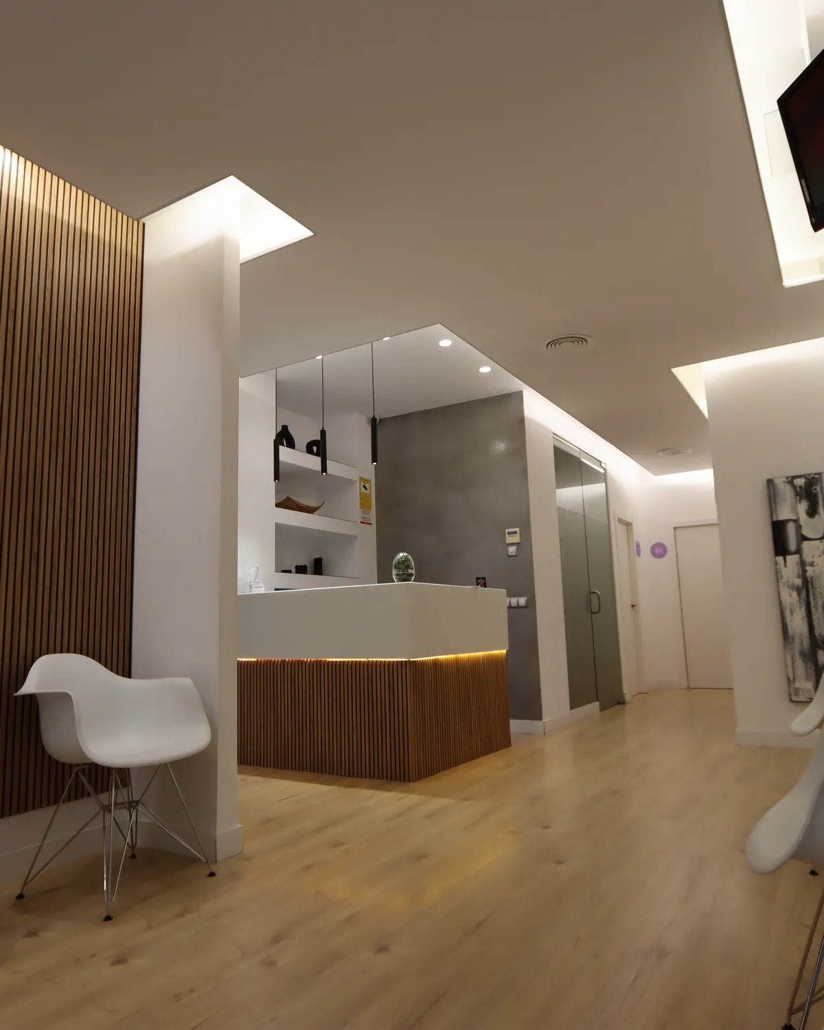 Sala de espera de Valencia Dental